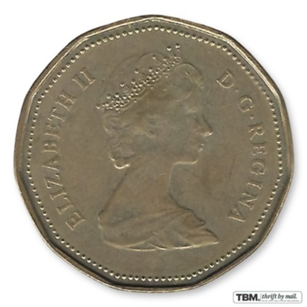 1987 Canada Loon Dollar About Uncirculated